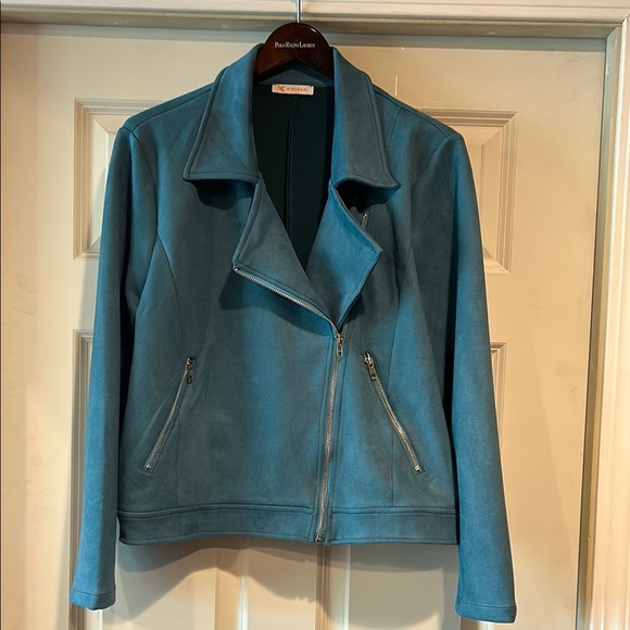 Kirundo Jackets & Blazers - Peacock Blue Women's Jacket